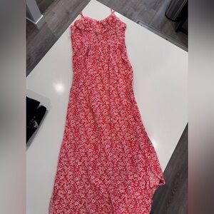 Lily Rose Red Floral Maxi Dress